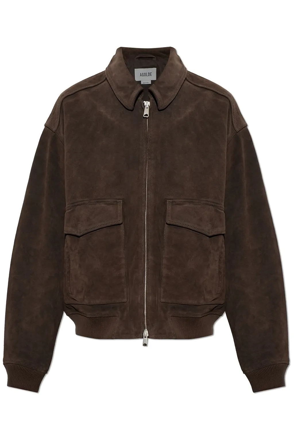 Emil Suede Bomber Jacket