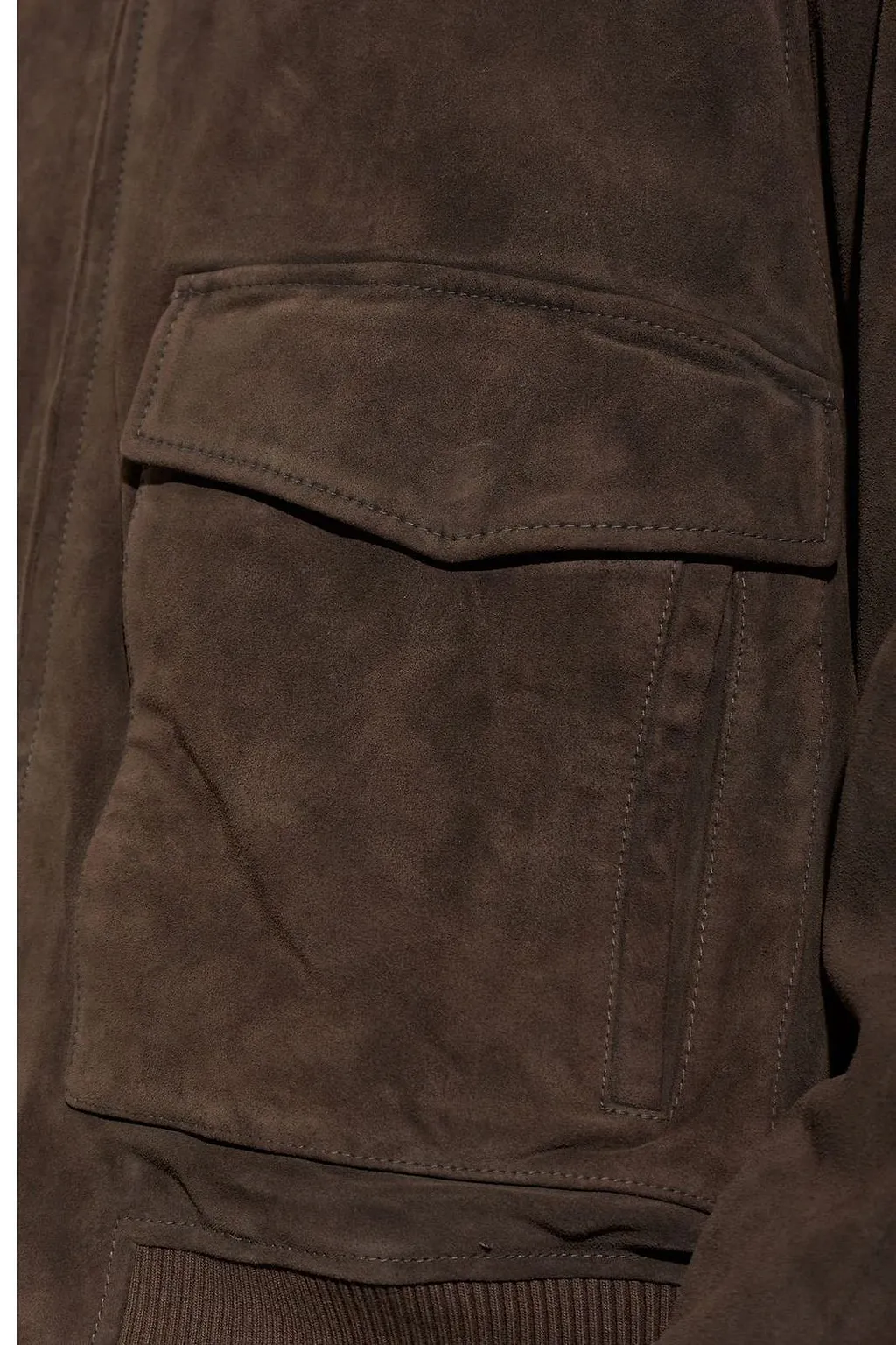 Emil Suede Bomber Jacket