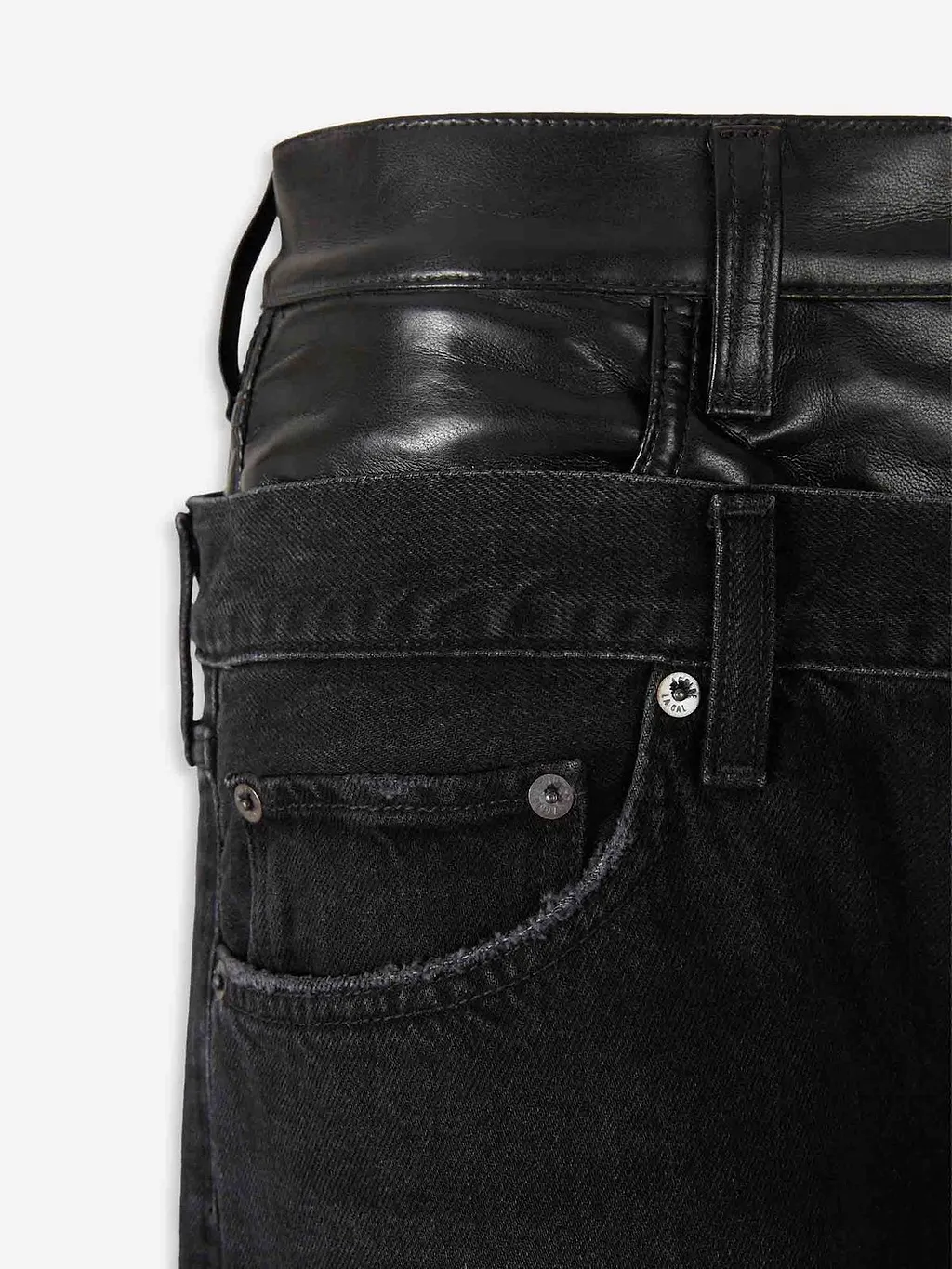 Elson Double-Waist Straight Jeans