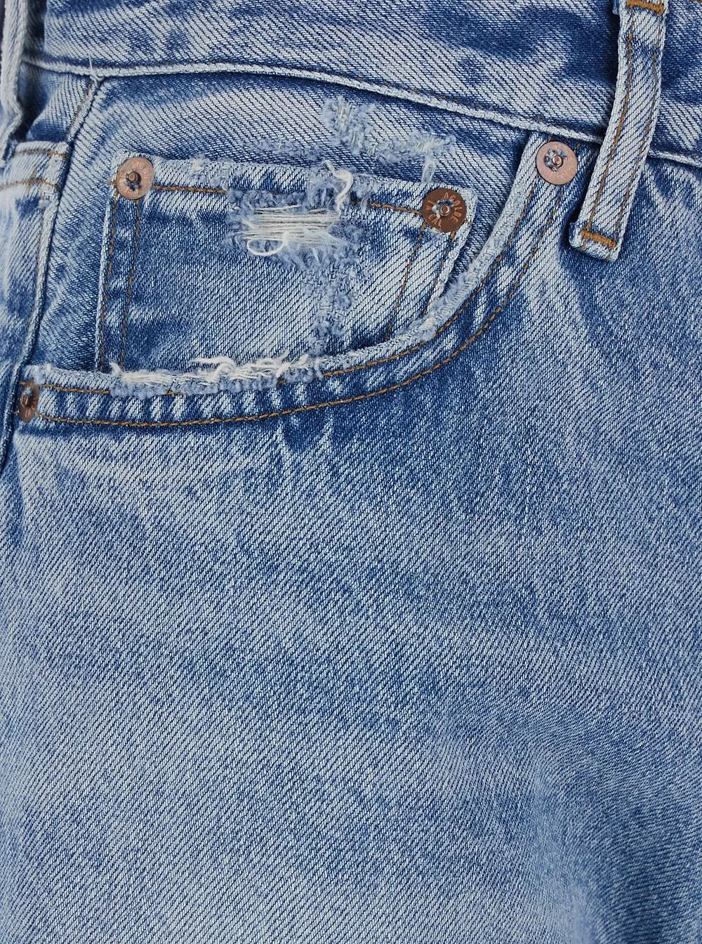 Agolde High-Rise Straight-Leg Jeans