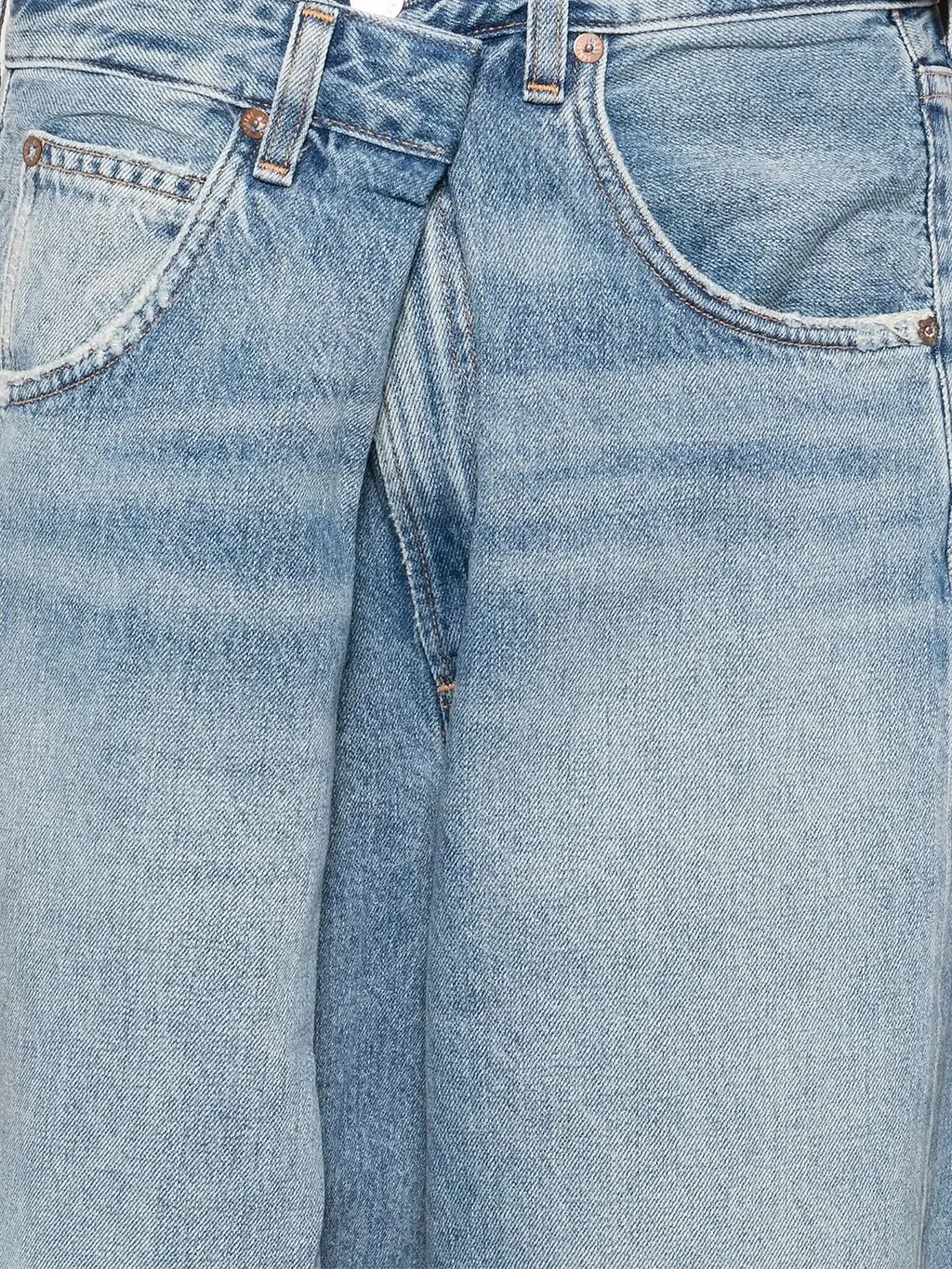 Agolde High-Rise Wide-Leg Jeans