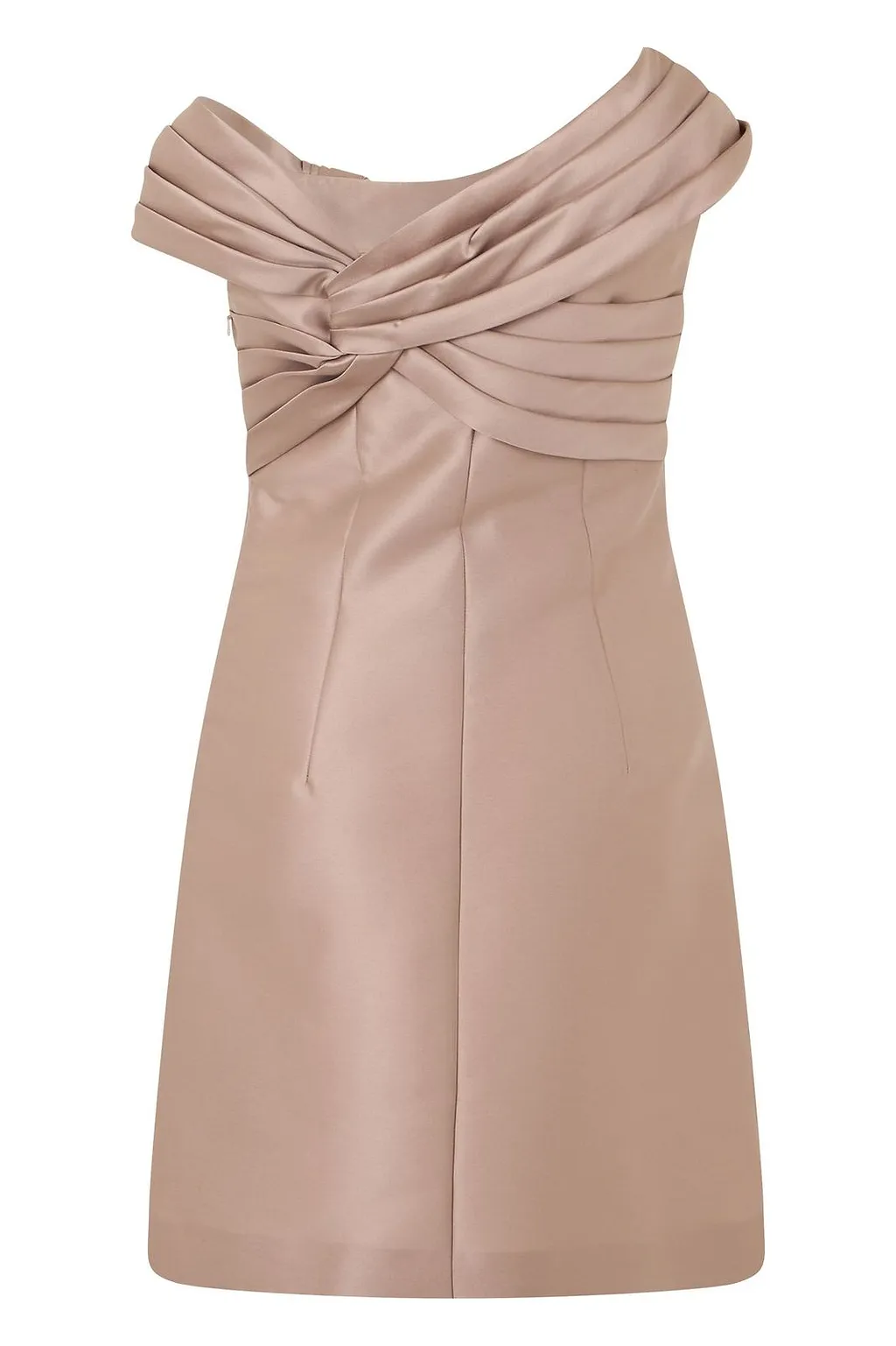 Alberta Ferretti Draped Asymmetric Mini Dress