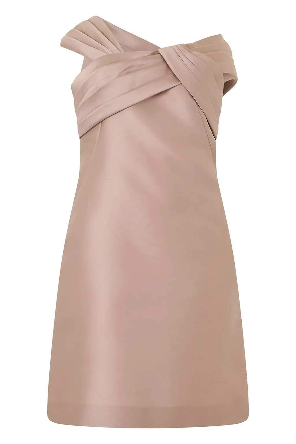 Alberta Ferretti Draped Asymmetric Mini Dress