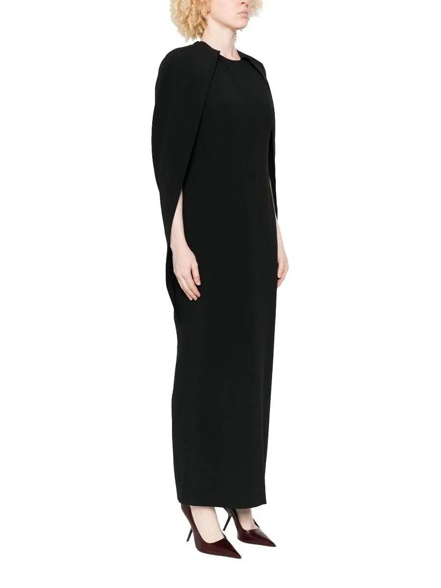 Alberta Ferretti Draped Halterneck Dress