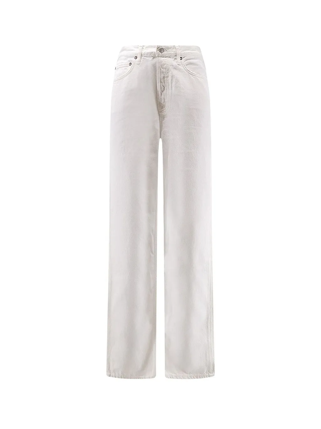 Agolde Mid-Rise Straight-Leg Jeans