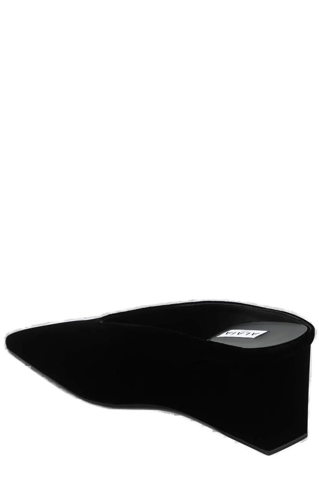 AlaÏA Cube Wedge Mules
