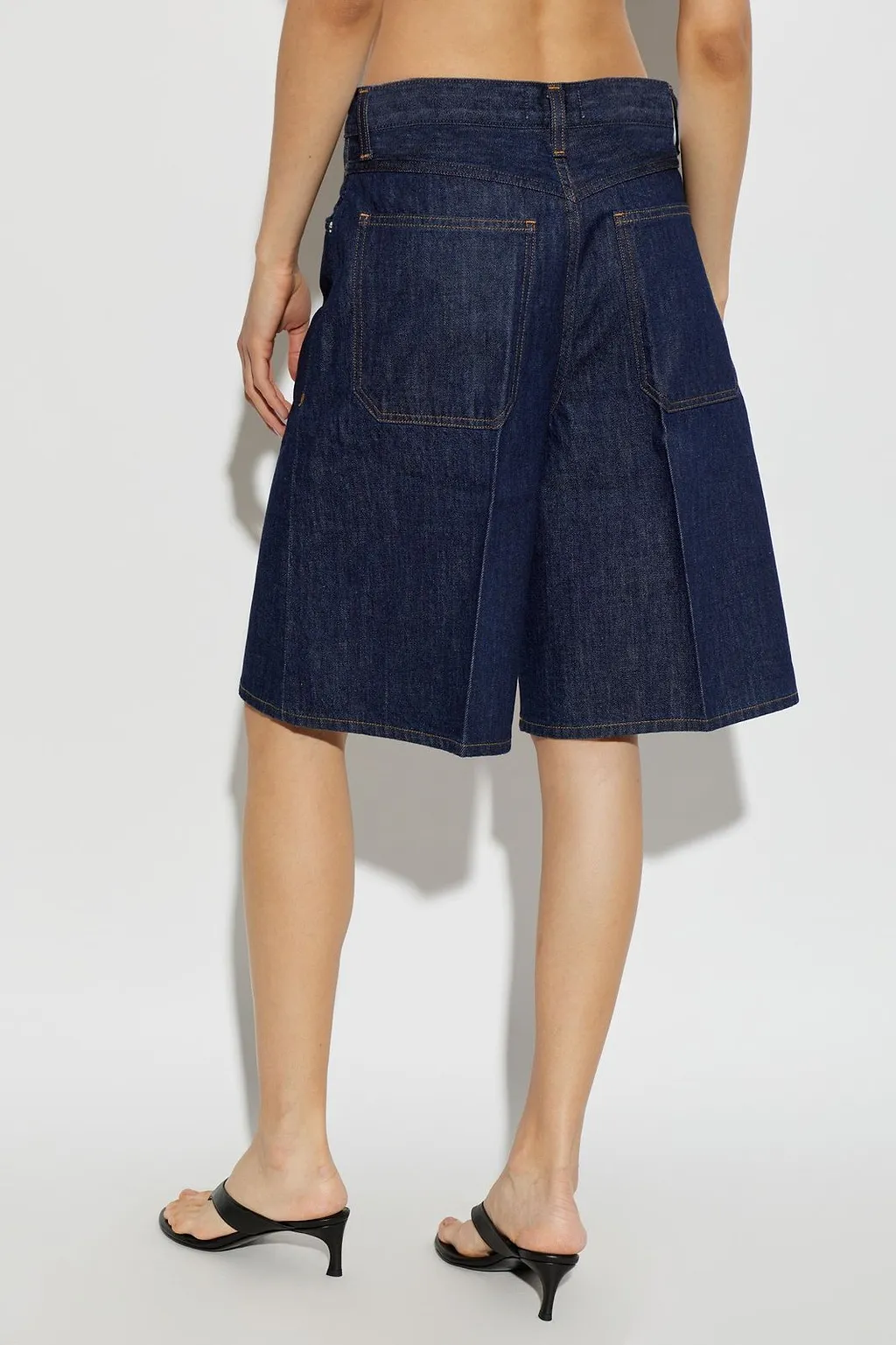 Agolde Nolan Long Denim Shorts
