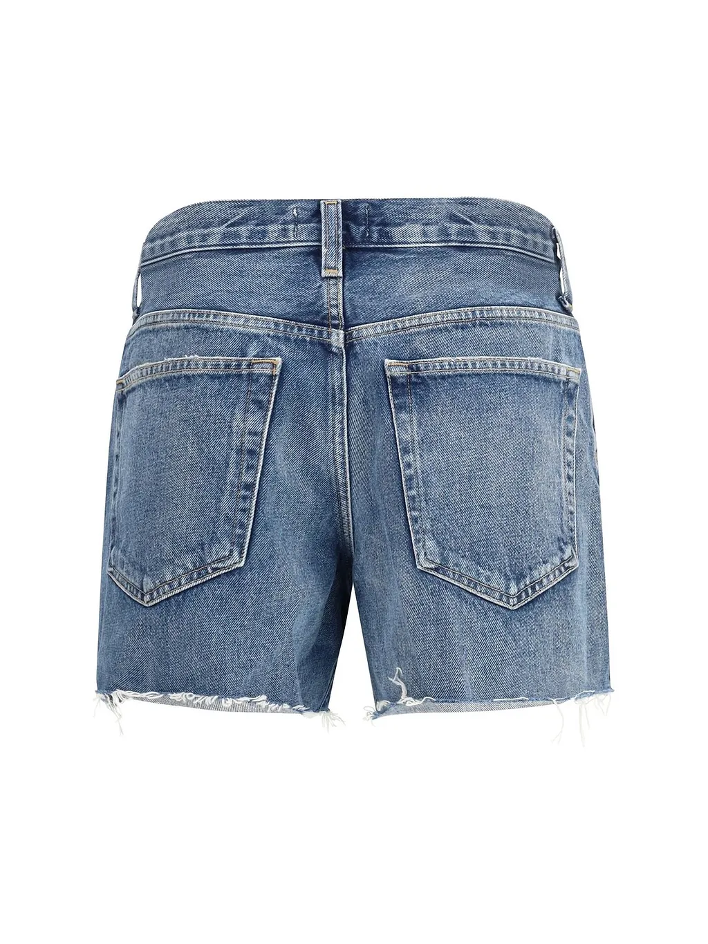 Agolde Nye Raw-Hem Denim Shorts