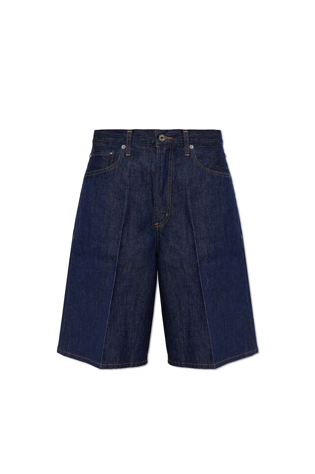 Agolde Nolan Long Denim Shorts