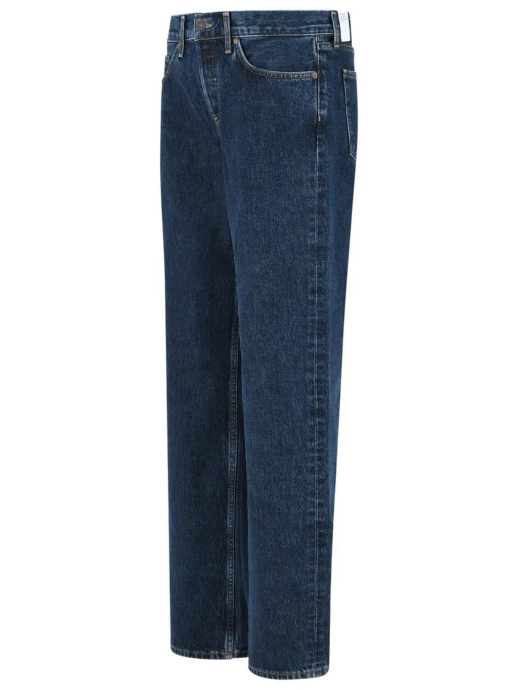 Agolde Mid-Rise Straight-Leg Jeans