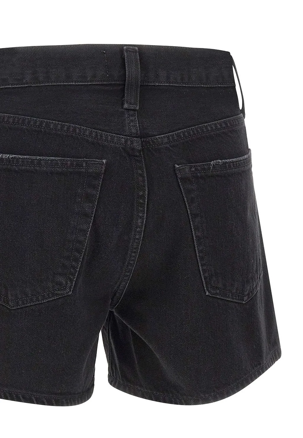 Parker Long High-Rise Denim Shorts