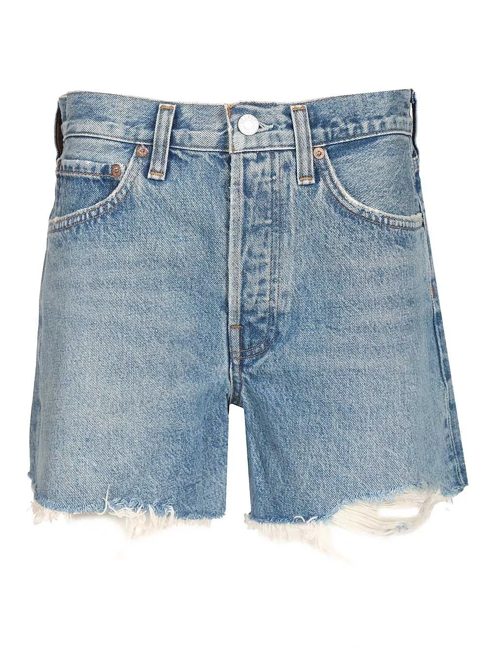 Parker Long Denim Shorts
