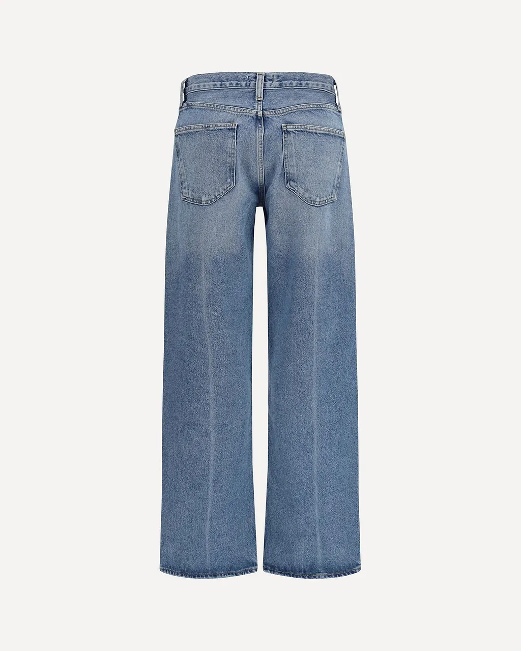 Agolde Pressed Crease Wide-Leg Jeans