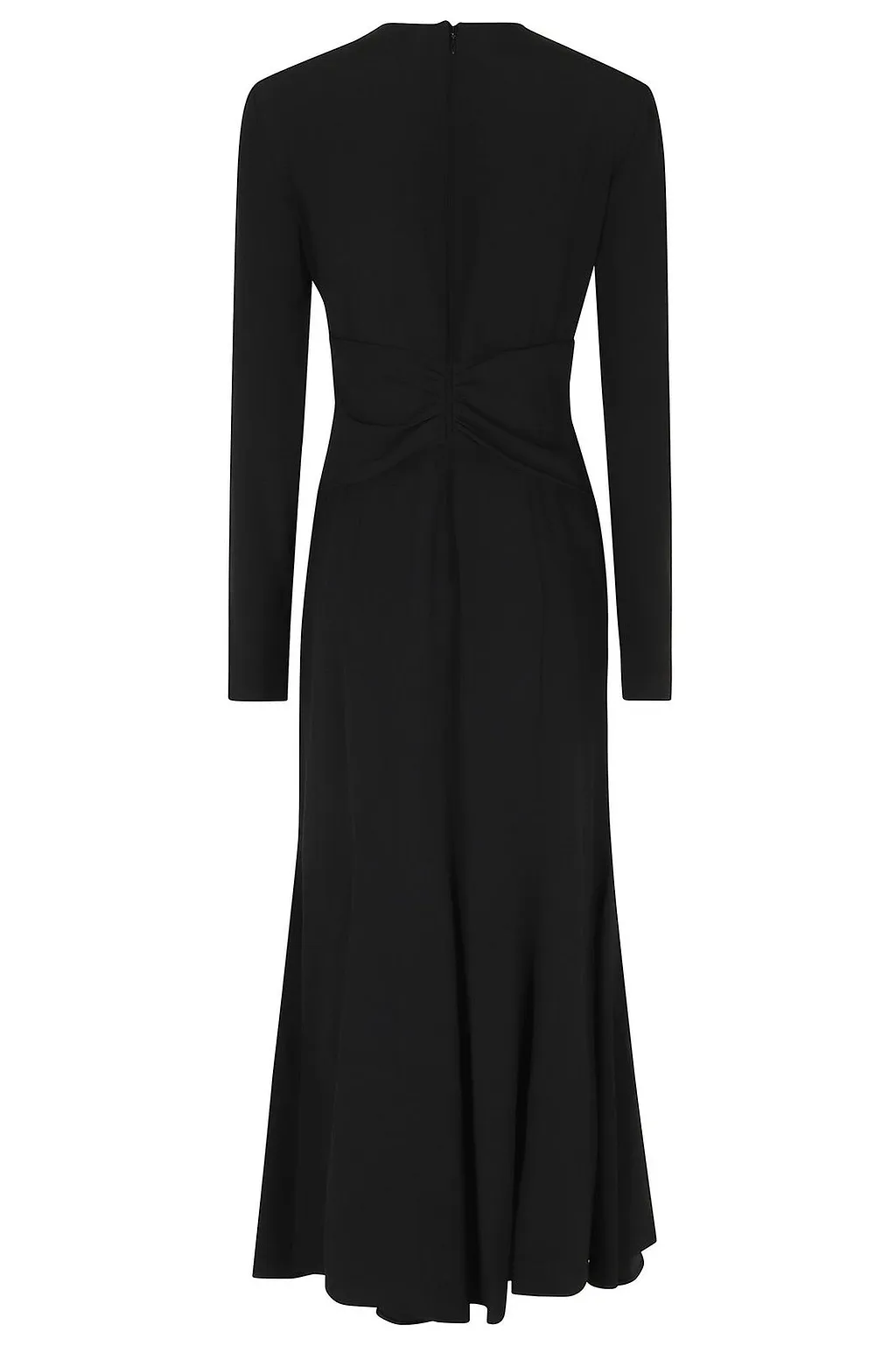 Alberta Ferretti Draped Waist Long Dress