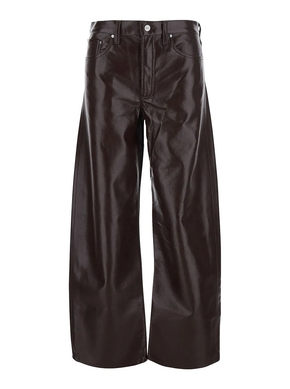 Agolde Relaxed Faux Leather Pants