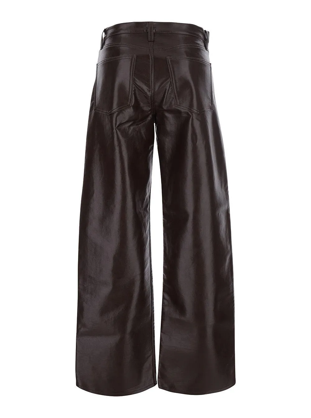 Agolde Relaxed Faux Leather Pants