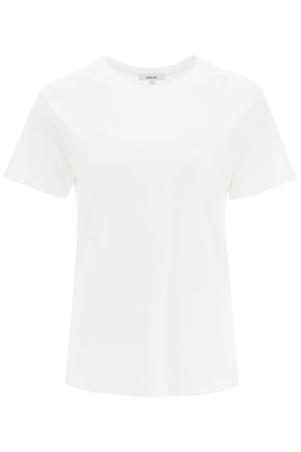 Agolde Round Neck Short-Sleeved T-Shirt