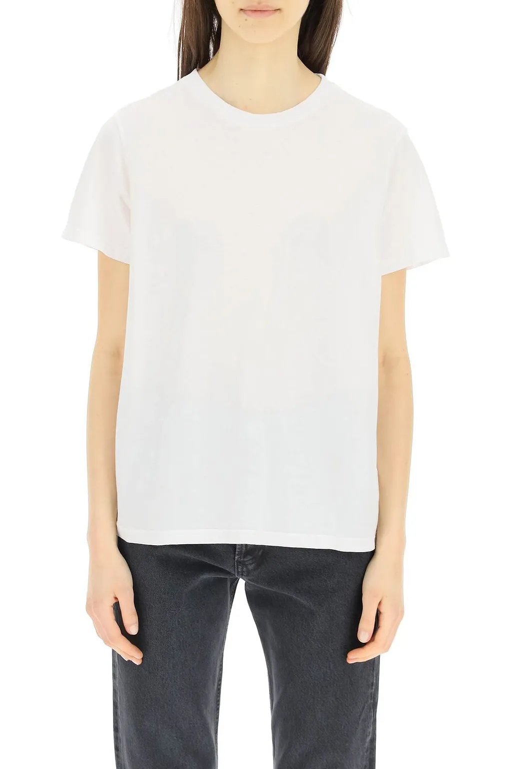Agolde Round Neck Short-Sleeved T-Shirt
