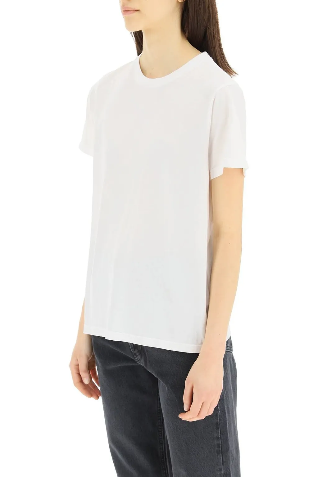 Agolde Round Neck Short-Sleeved T-Shirt