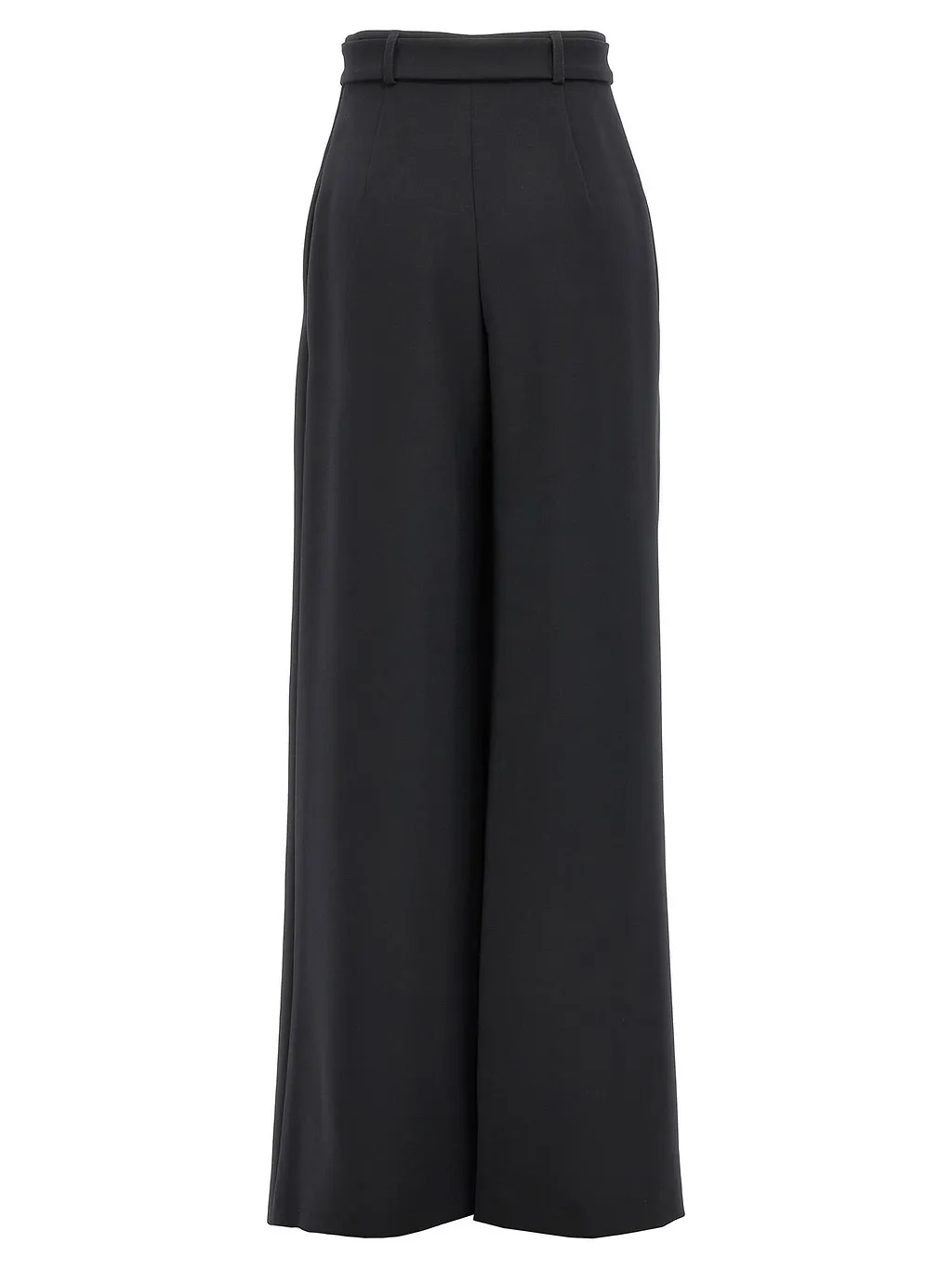 Alberta Ferretti High-Waist Wide-Leg Belted Trousers