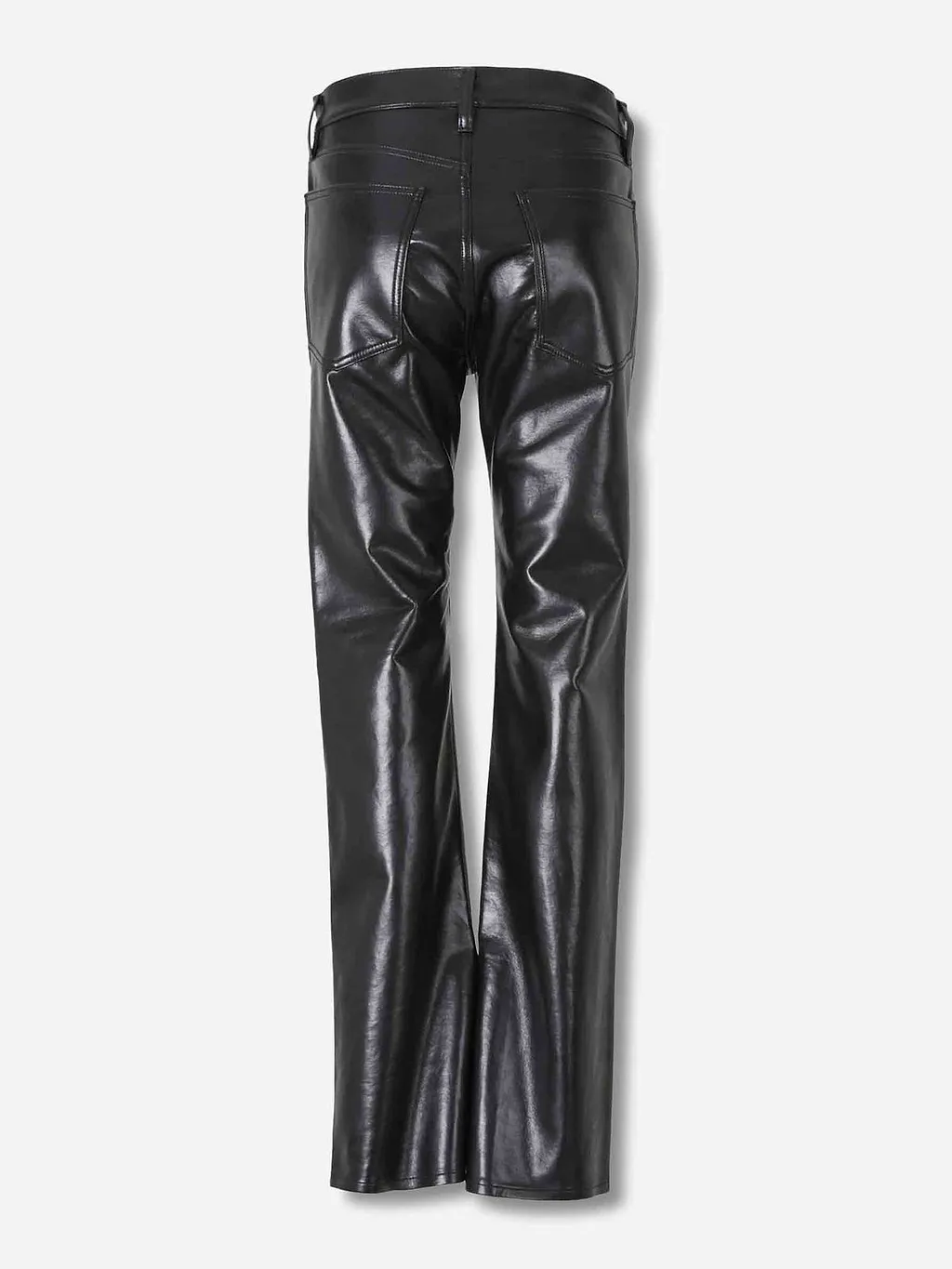 Agolde Straight Leather Pants