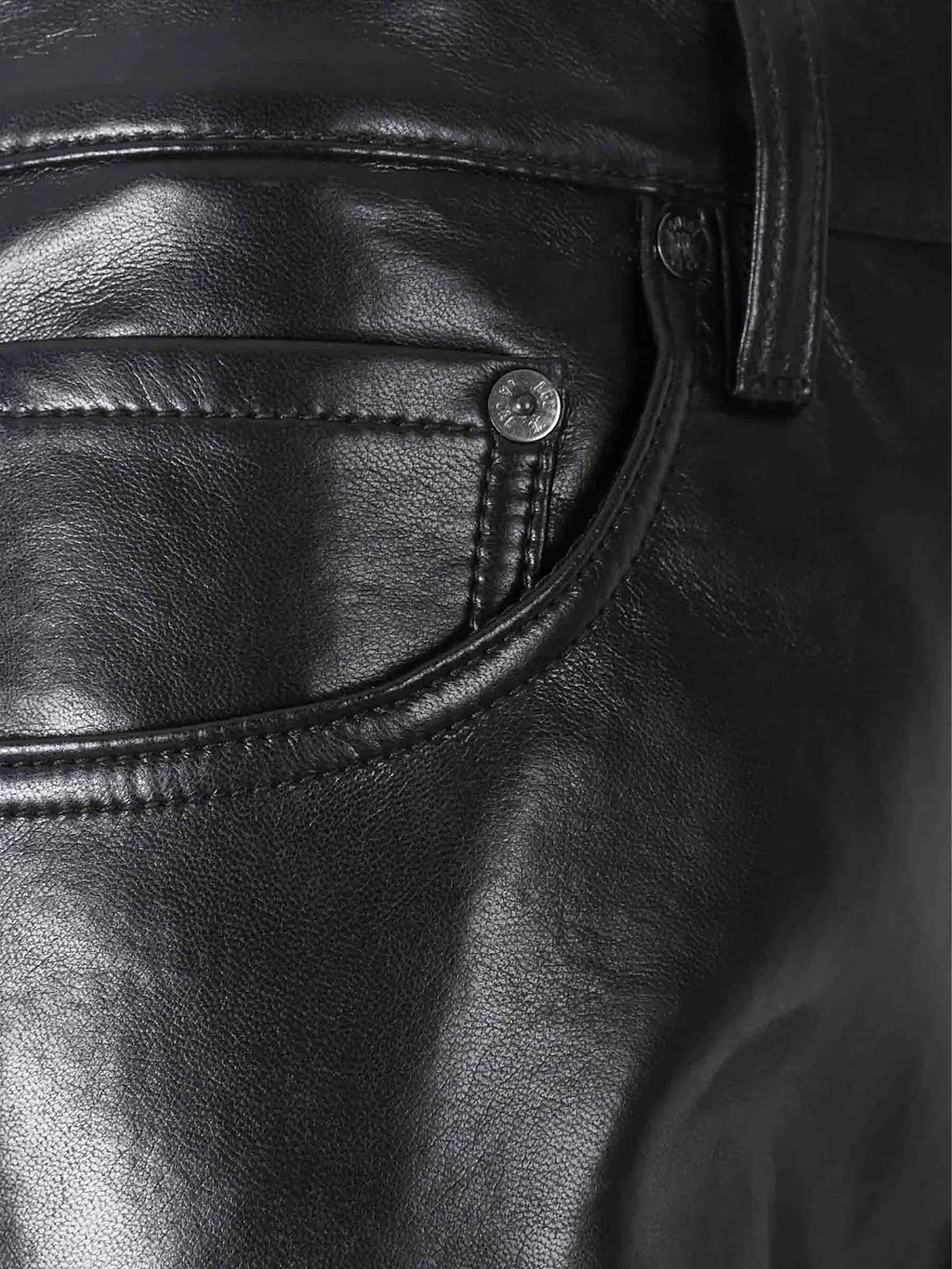 Agolde Straight Leather Pants