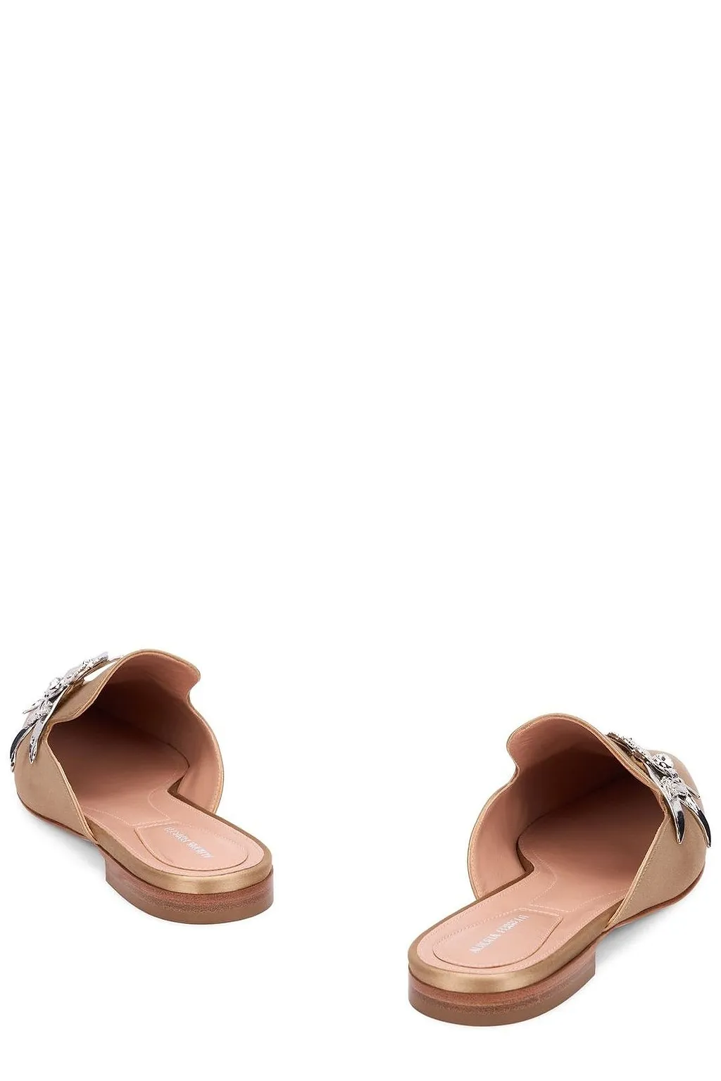 Alberta Ferretti Embellished Pointed-Toe Mules