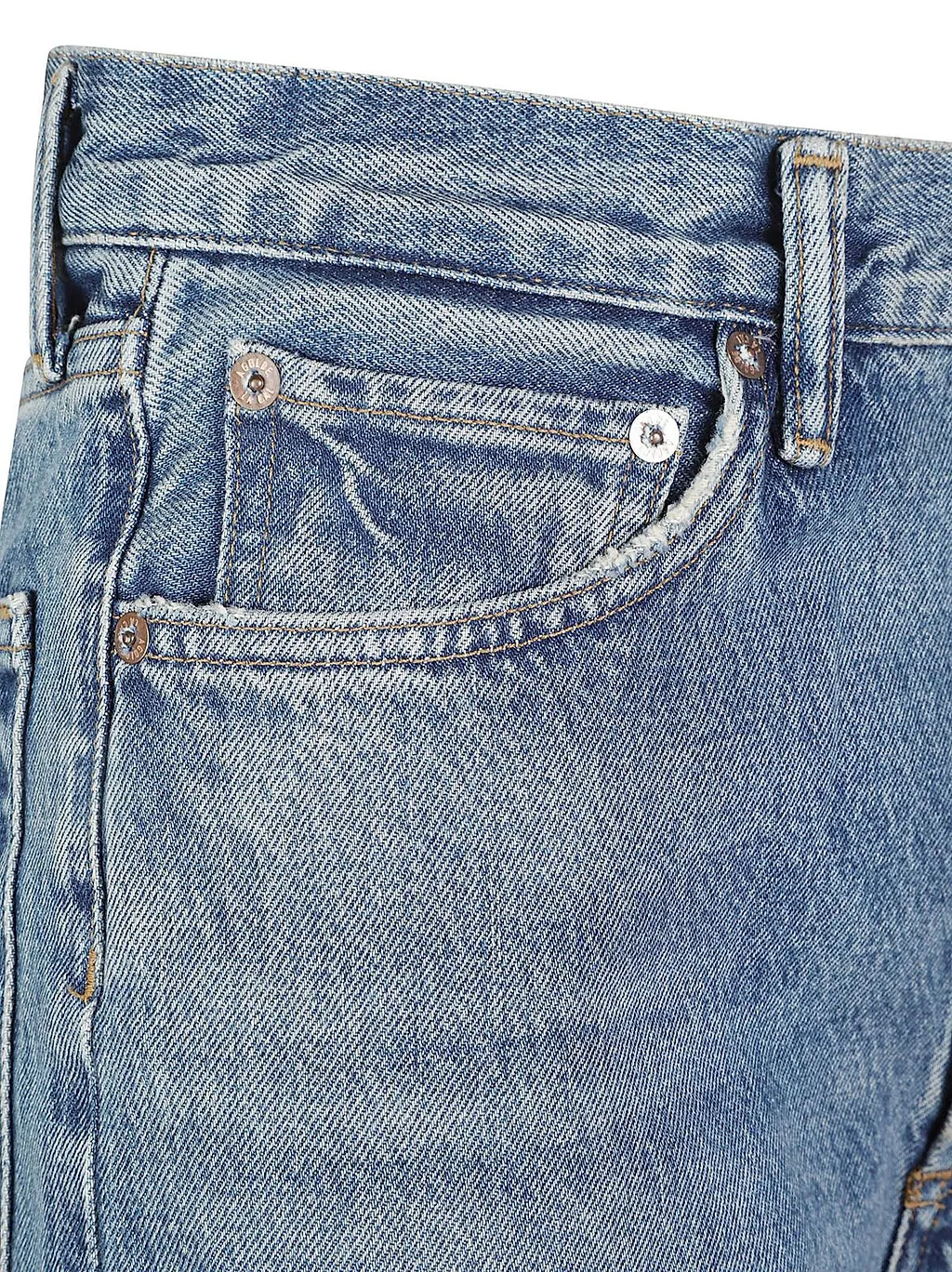 Agolde Wide-Leg Cuffed Jeans