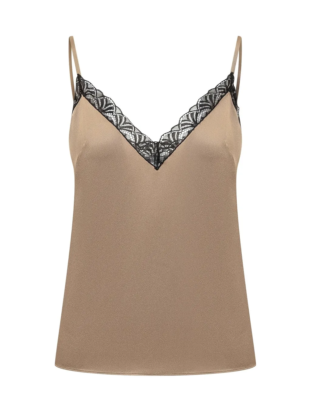 Alberta Ferretti Lace-Detailed Satin Top