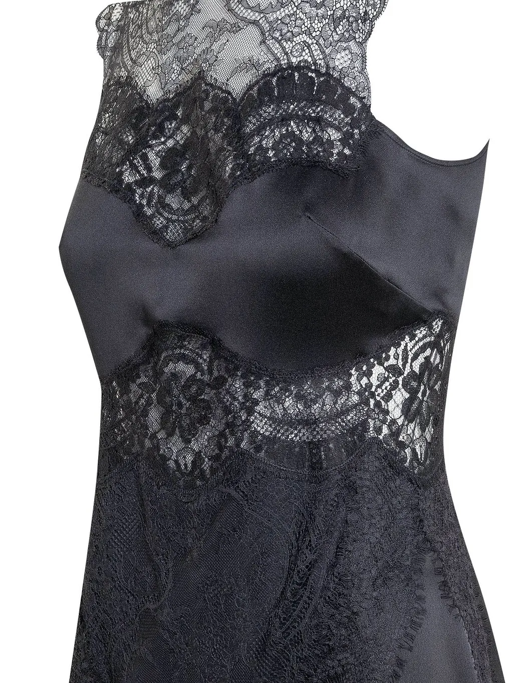 Alberta Ferretti Lace Panelled Sleeveless Jumpsuit