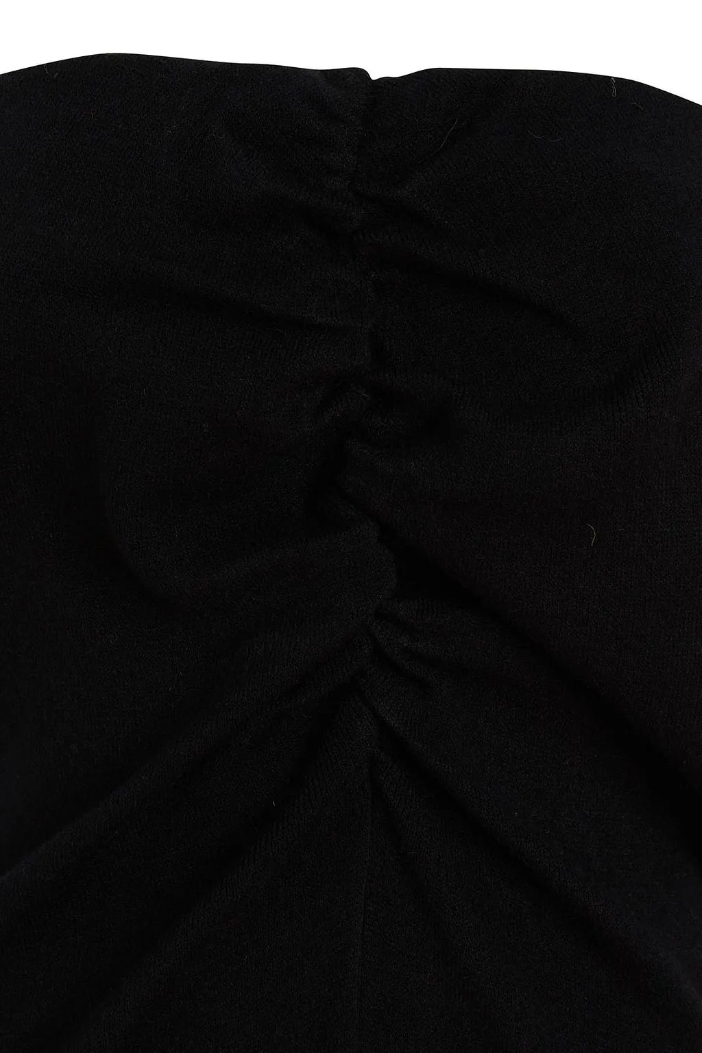 Ruched Strapless Knitted Top
