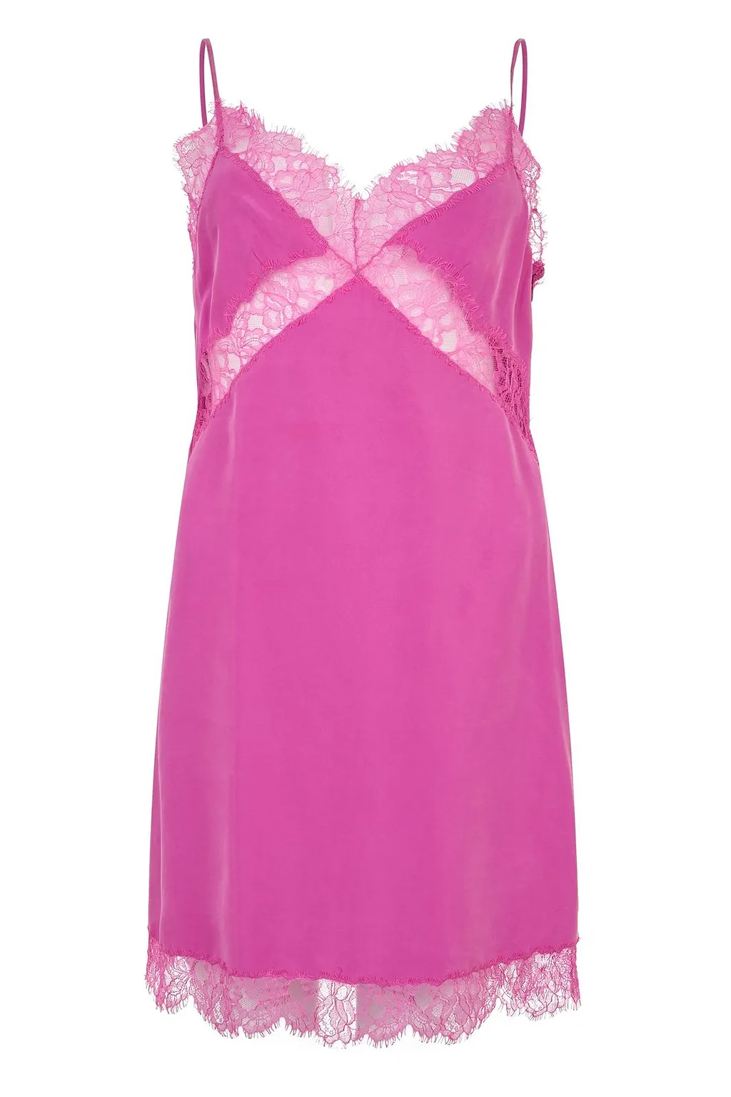 Alberta Ferretti Lace-Trim Slip Pyjamas