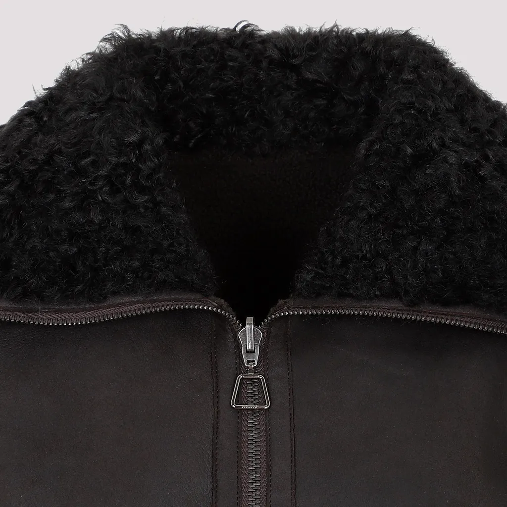 Akris Shearling Trim Jacket