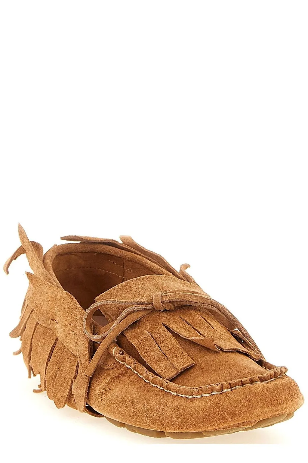 Alberta Ferretti Fringed Loafers