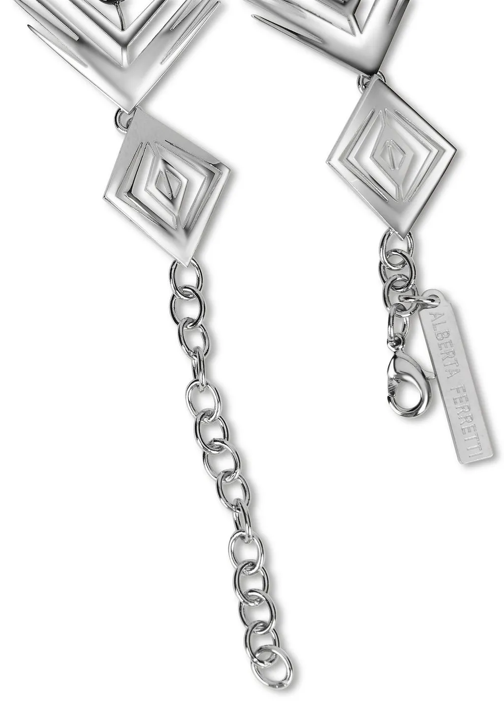 Alberta Ferretti Geometric Chain Bracelet