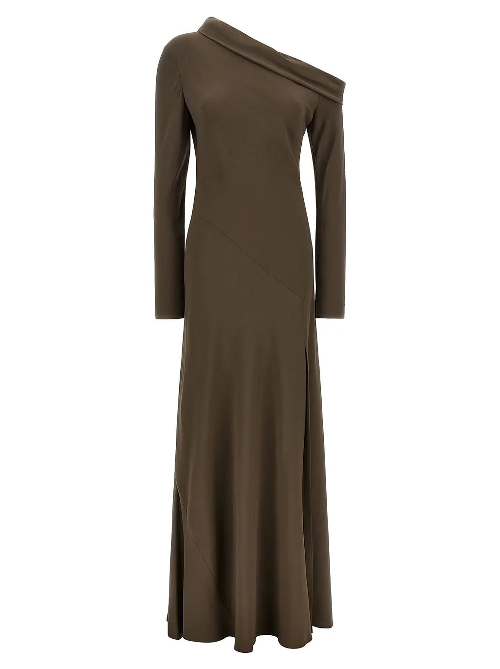 Alberta Ferretti One-Shoulder Long Dress