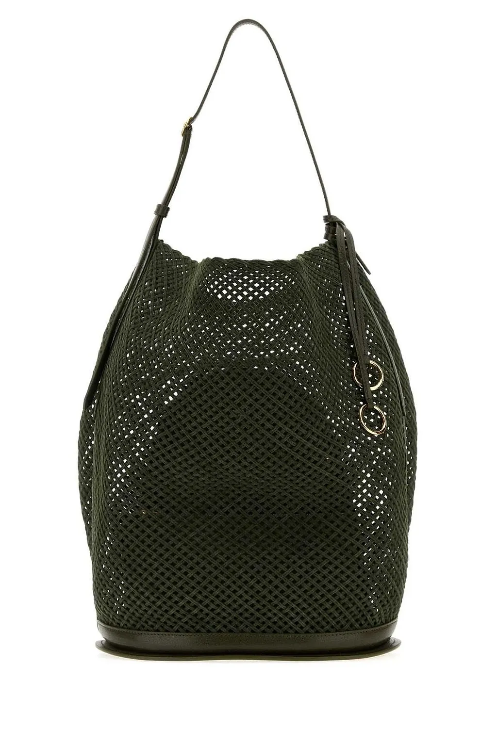 AlaÏA Le Hip Large Mesh Bucket Bag