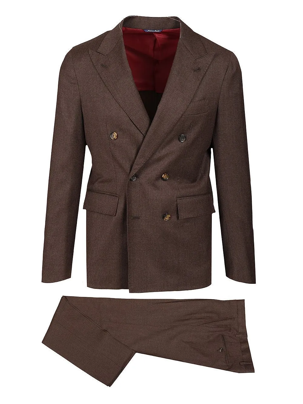 Al Duca D'aosta 1902 Double-Breasted Flannel Suit
