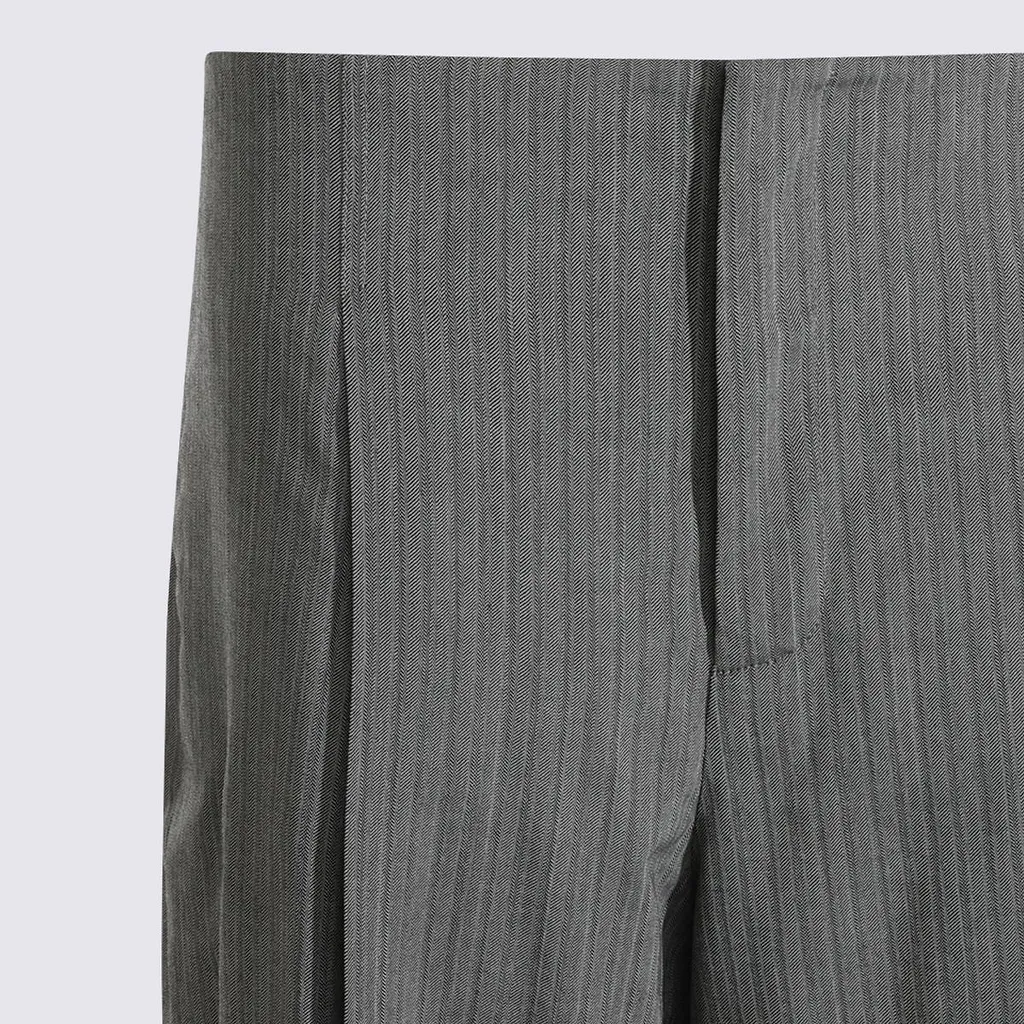 Alberta Ferretti Pinstriped Tailored Pants