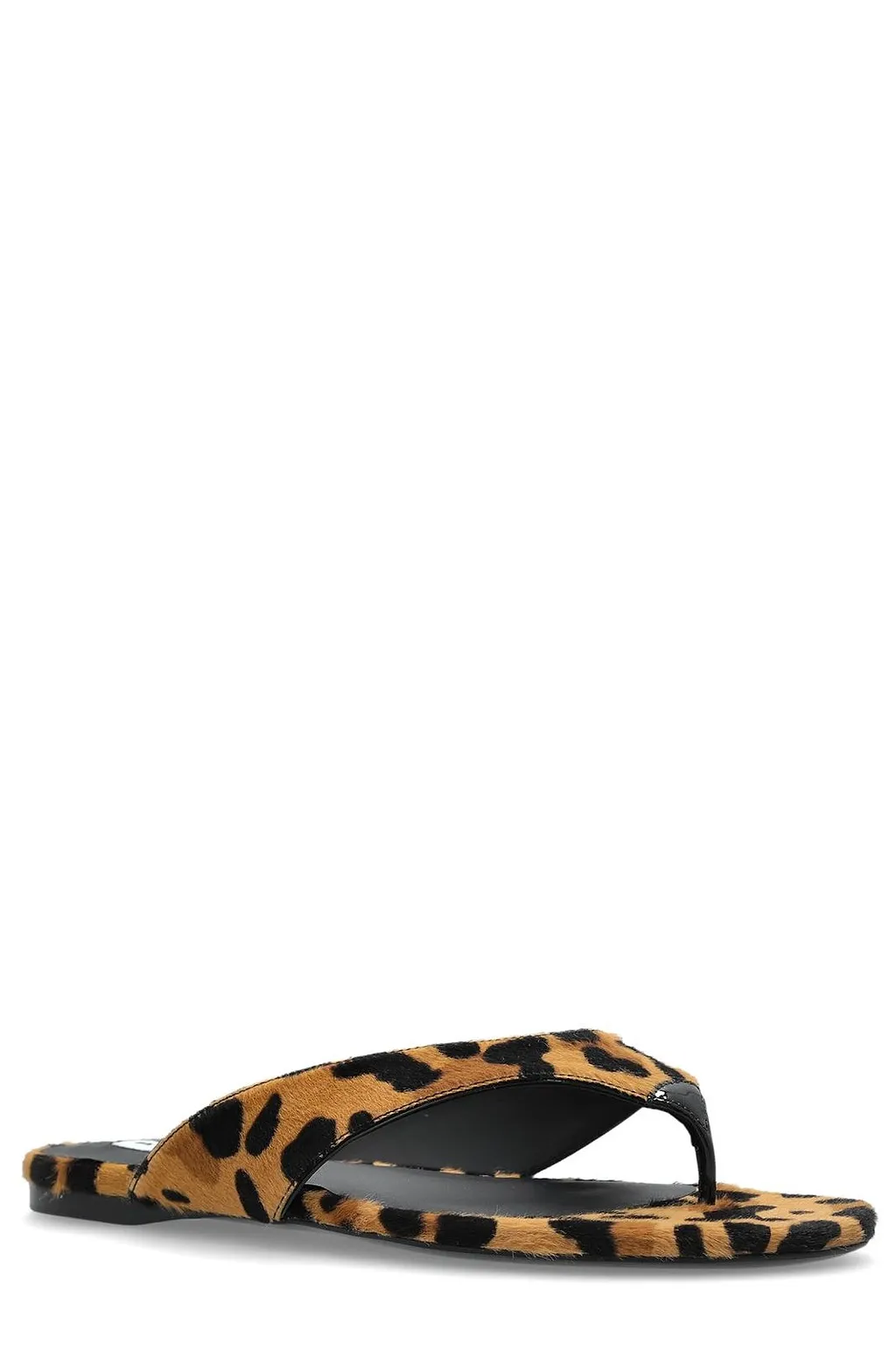 AlaÏA Leopard Patterned Infradito Flat Mules