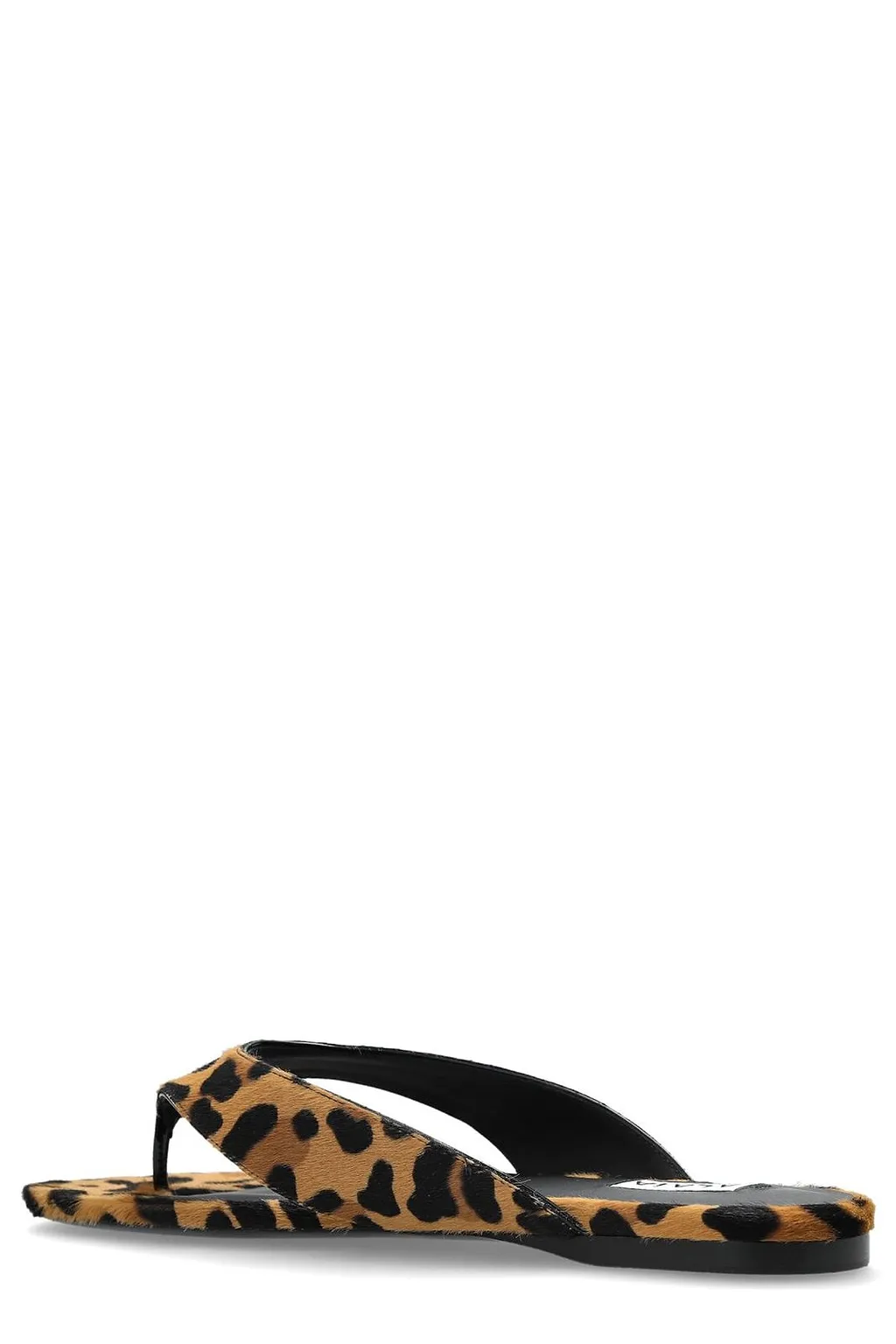 AlaÏA Leopard Patterned Infradito Flat Mules