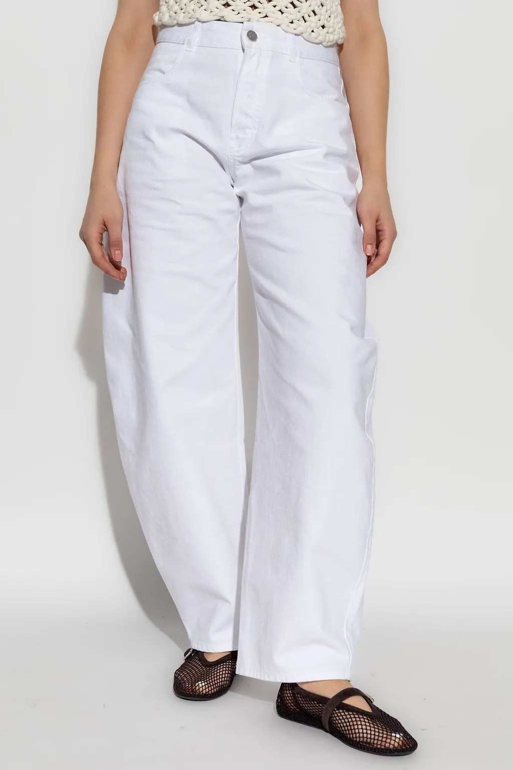 AlaÏA Low Waist Round Jeans