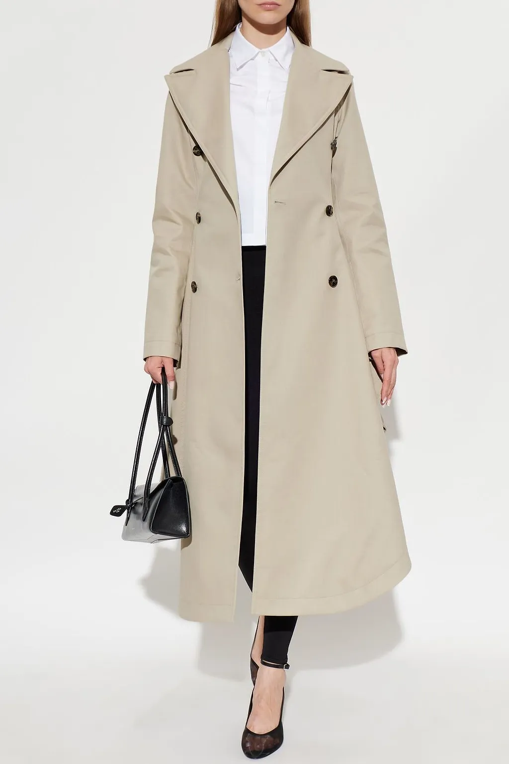 AlaÏA Long-Sleeved Straight-Hem Poplin Shirt