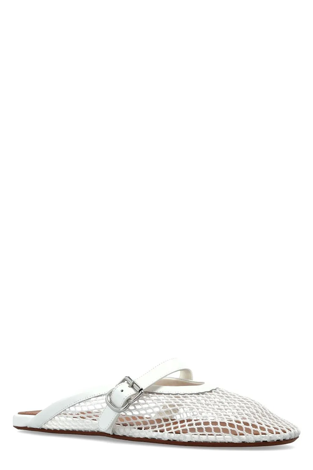 AlaÏA Fishnet Flat Mules