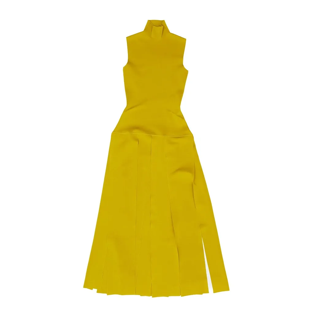 Alaia Maxi Pleated Dress