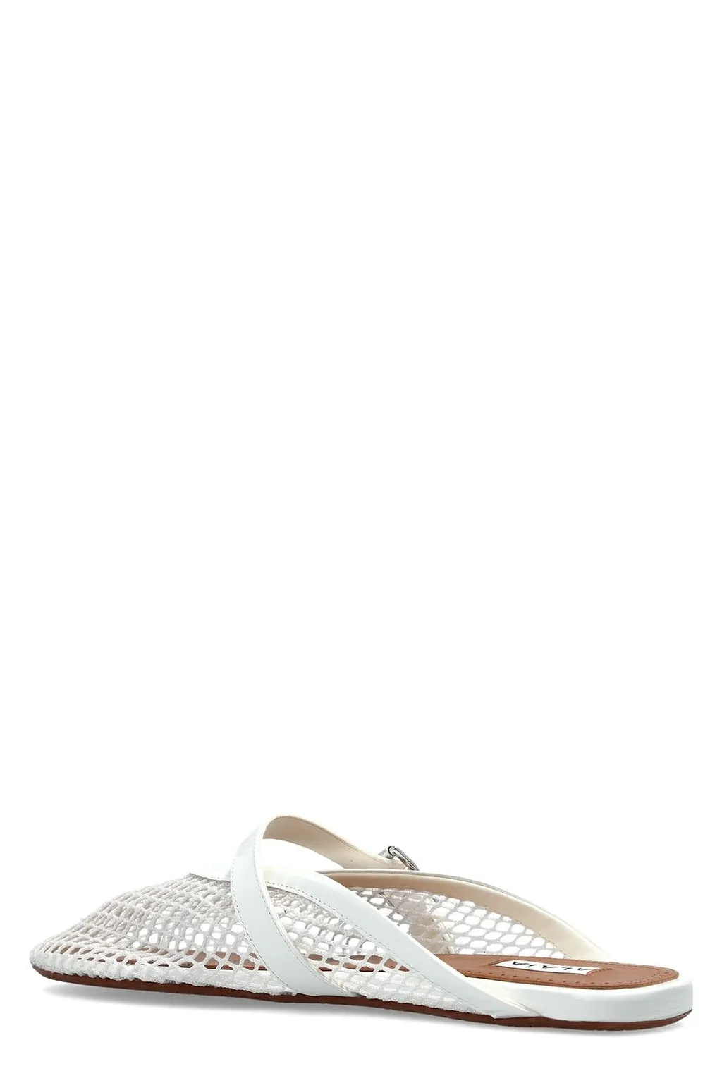 AlaÏA Fishnet Flat Mules