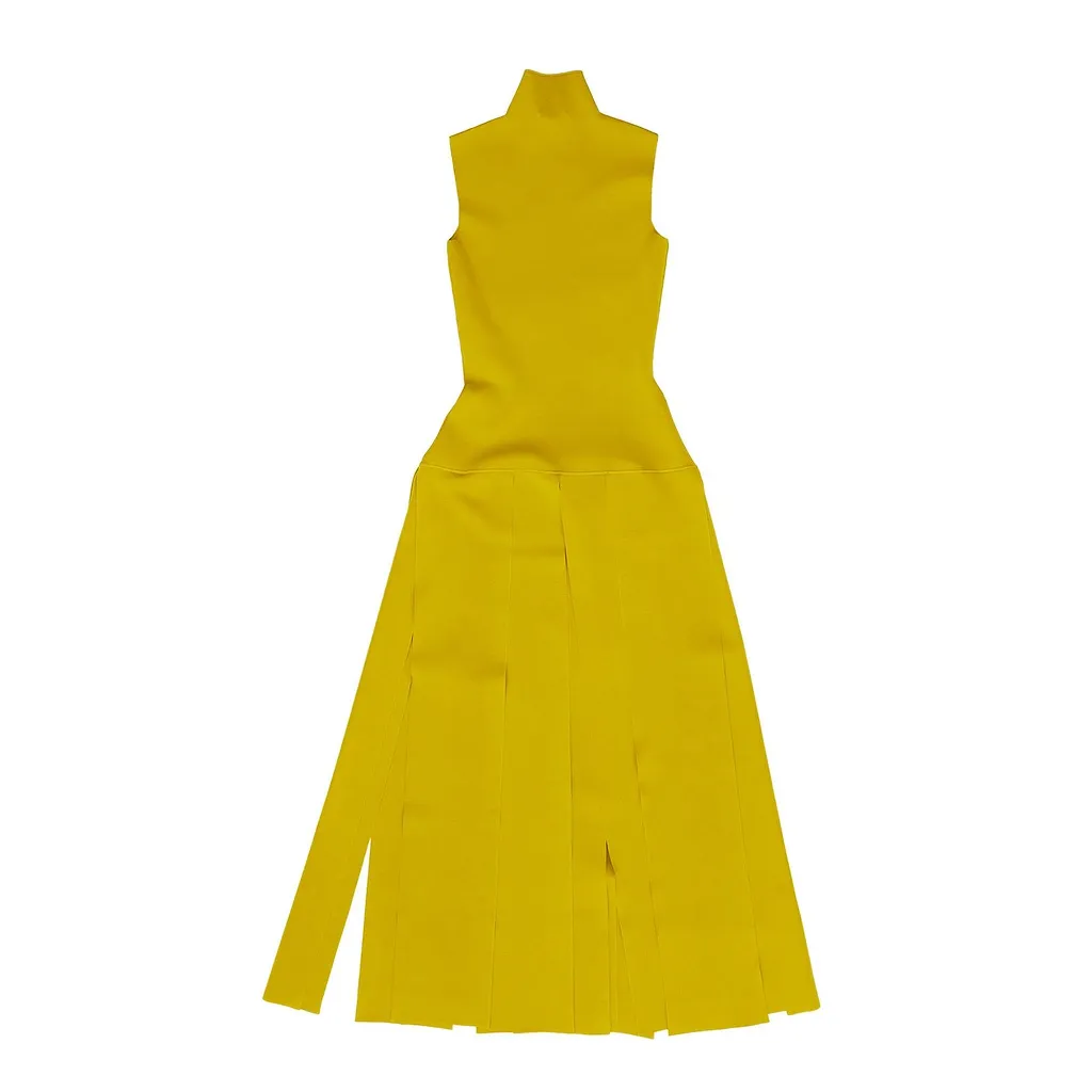Alaia Maxi Pleated Dress