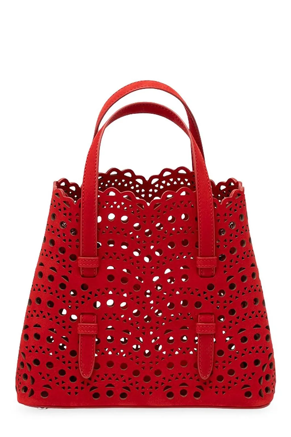 AlaÏA Mina 20 Cut-Out Top Handle Bag