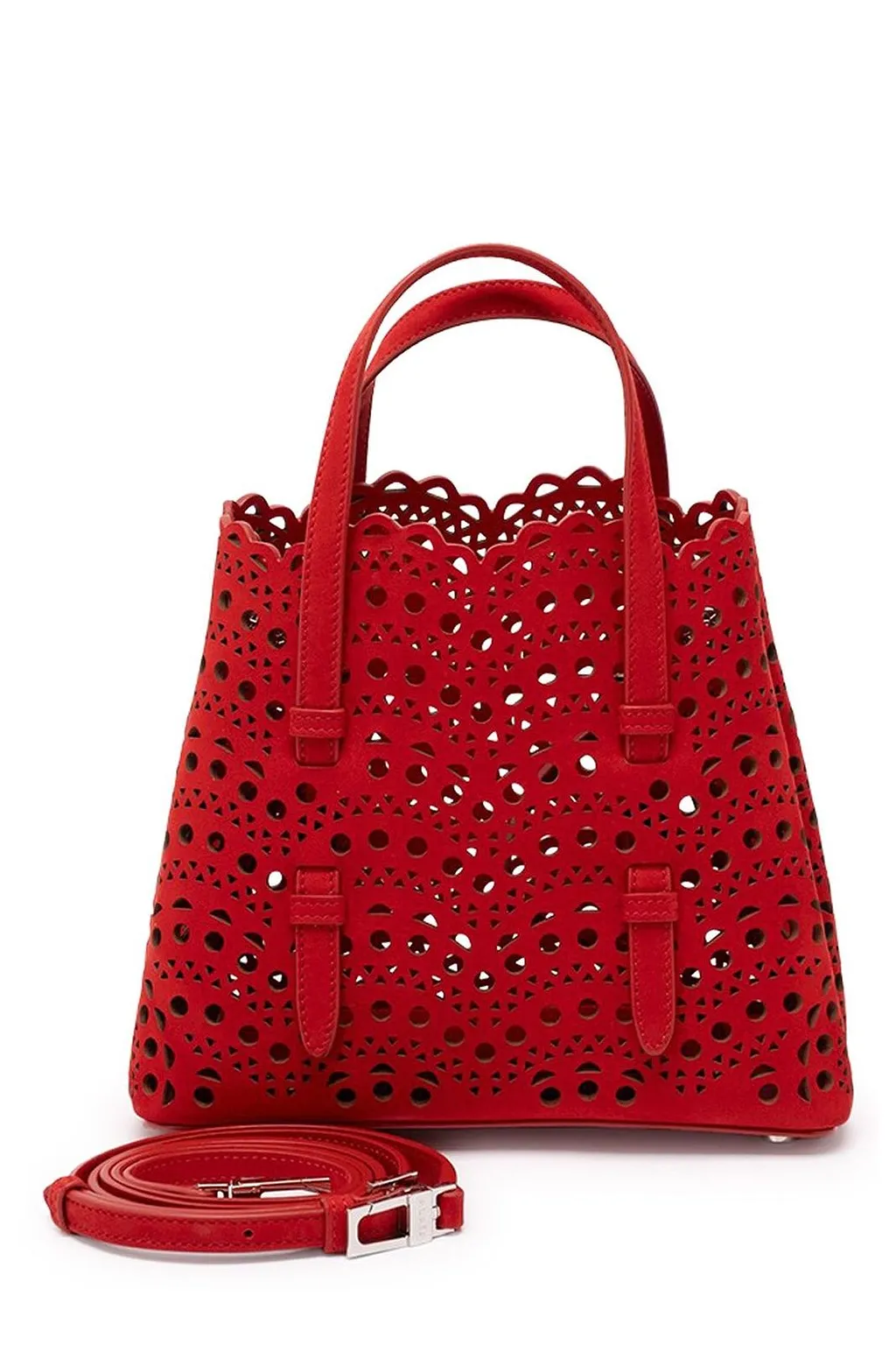 AlaÏA Mina 20 Cut-Out Top Handle Bag