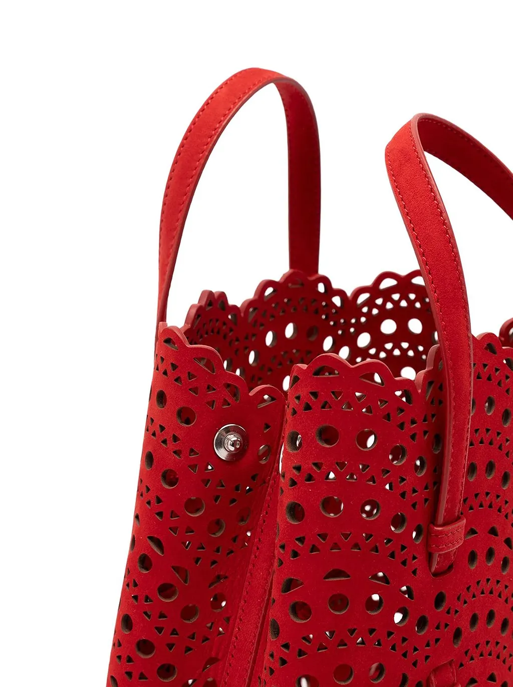 AlaÏA Mina 20 Cut-Out Top Handle Bag